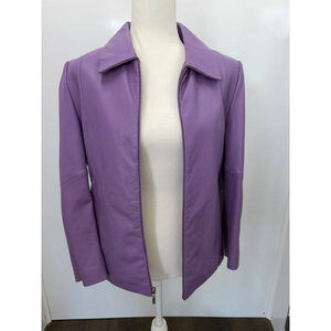 Pelle Studio by Wilson's Lilac Leather Jacket - Medium